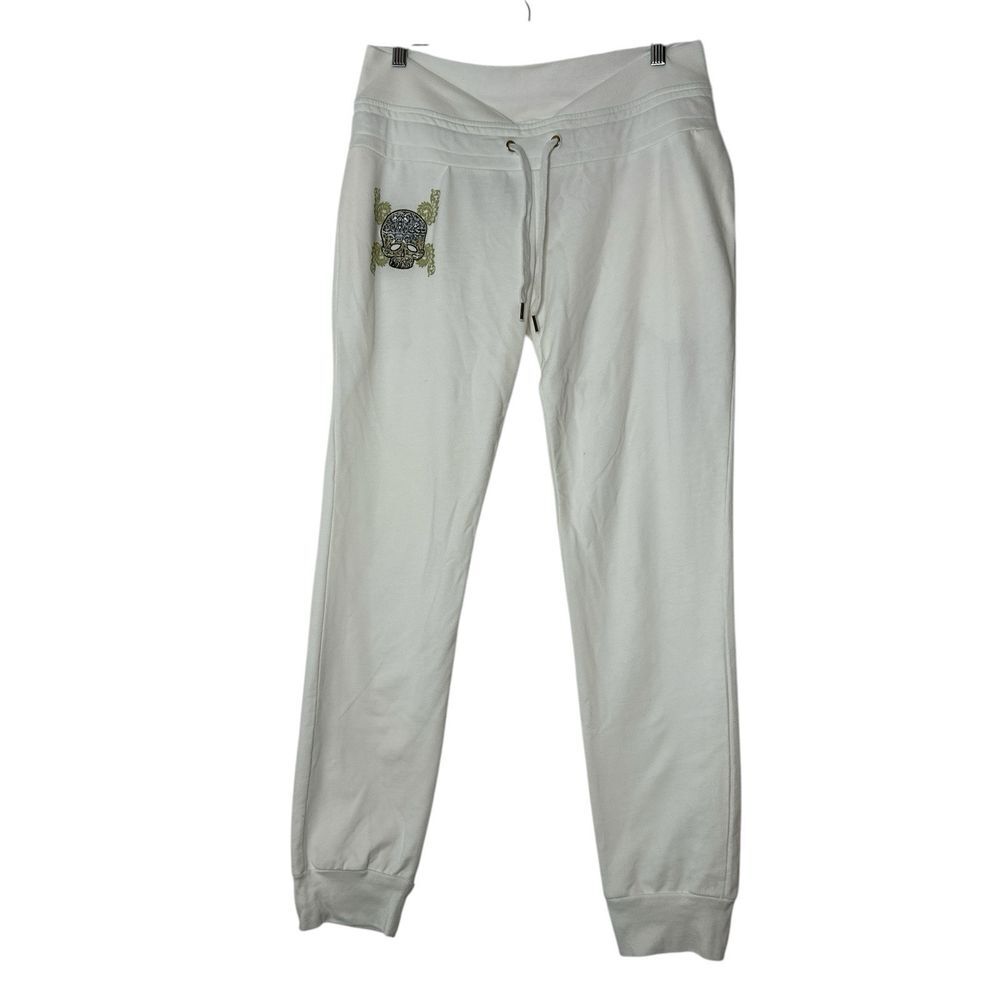 COOGI sweatpants‎ Women's Large Foldover Stretch Cozy Skull Rock Outdoor - Picture 7 of 10
